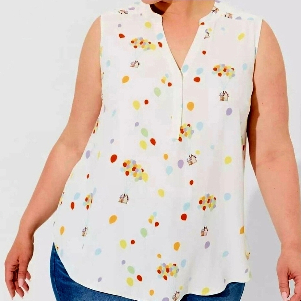 Torrid Pixar Up Hi Lo Pullover Tank